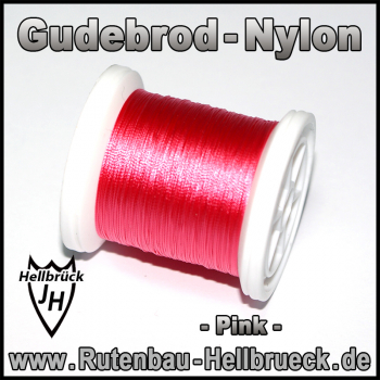 Gudebrod Bindegarn - Nylon - Farbe: Rosa / Pink -A-